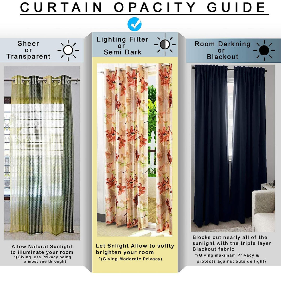 RAMA Blue, Light Filtering Curtains