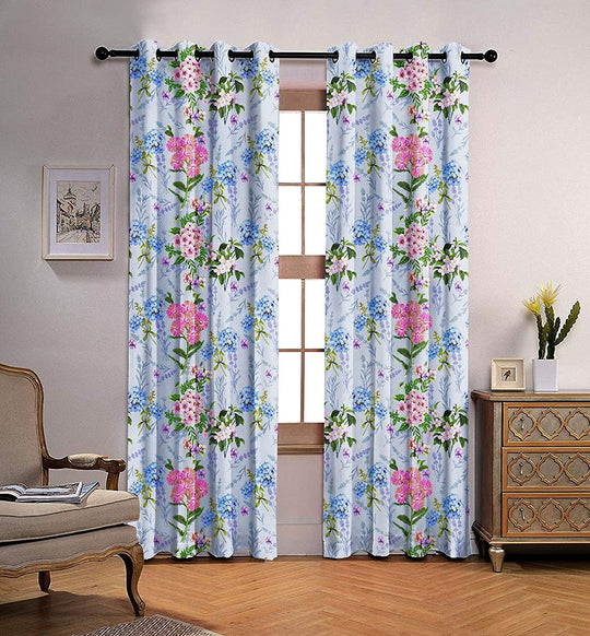 Arctic Blue, Light Filtering Curtains