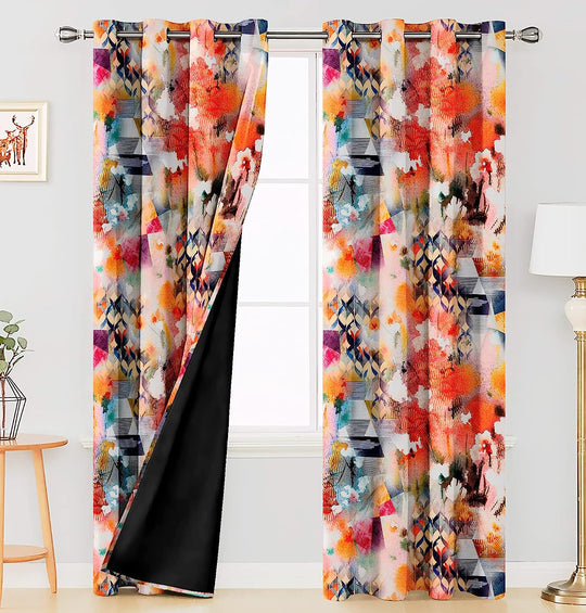 Fruity Orange, Blackout Curtains