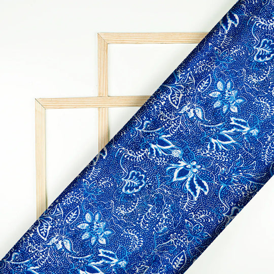 Abstract Blue, Designer Indian Fabric