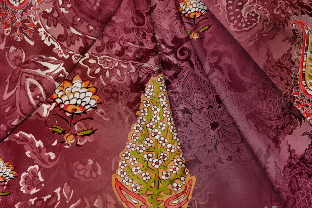 Ethnic Rosé, Designer Indian Fabric