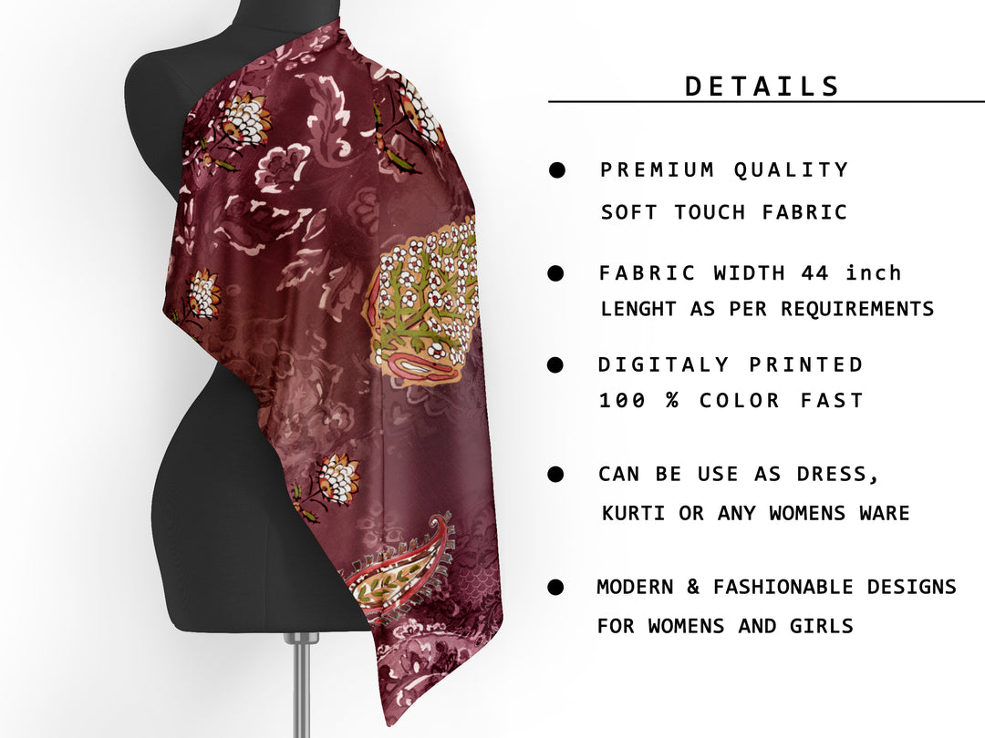 Ethnic Rosé, Designer Indian Fabric