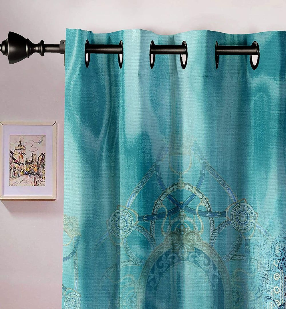 Marine Green, Light Filtering Curtains