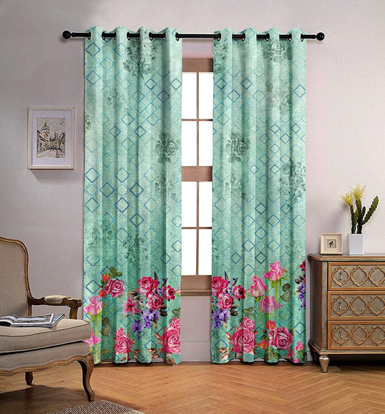 Mint Green, Light Filtering Curtains