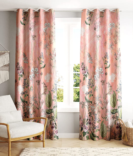 Peach, Light Filtering Curtains