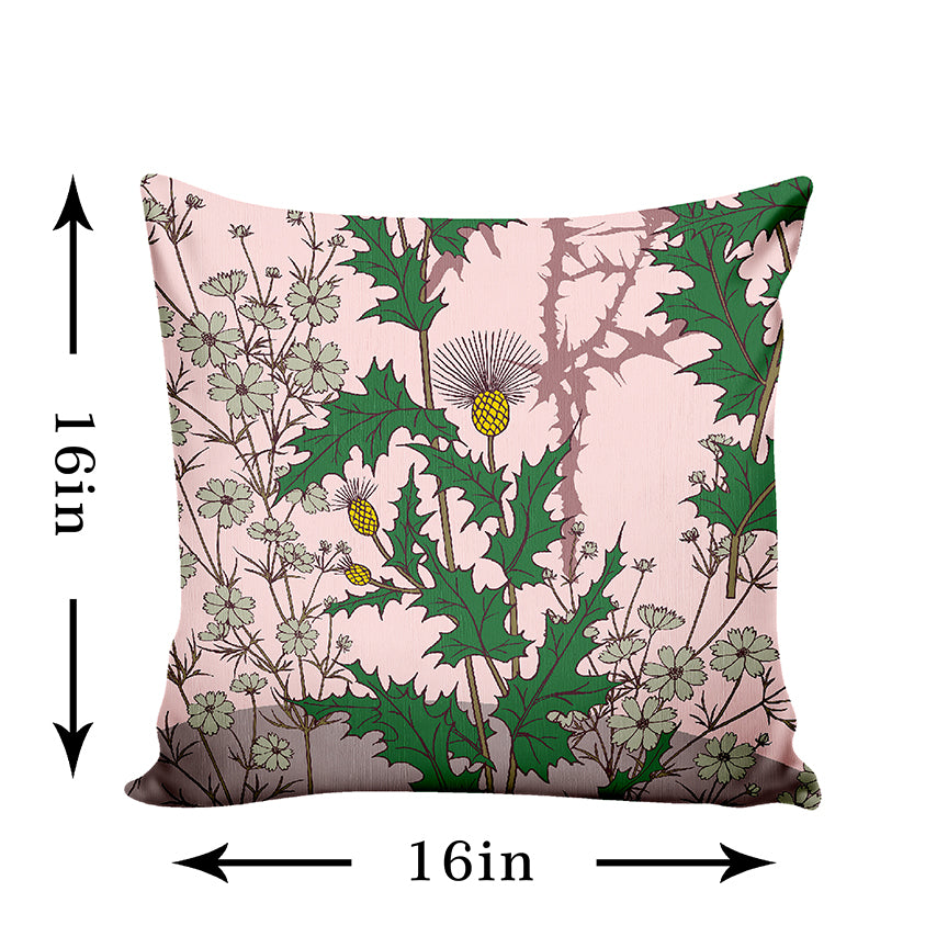 Ultimate Trends Modern Digital Printed Cushion Cover, 16 Inch X 16 Inch, Set of 5 -  Multi Color