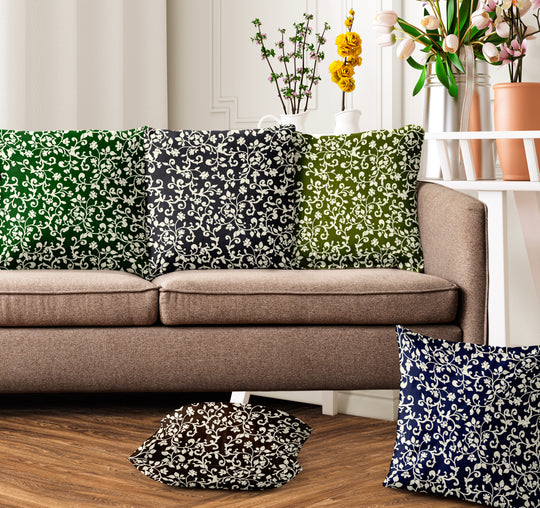 Ultimate Trends Floral Digital Printed Cushion Cover