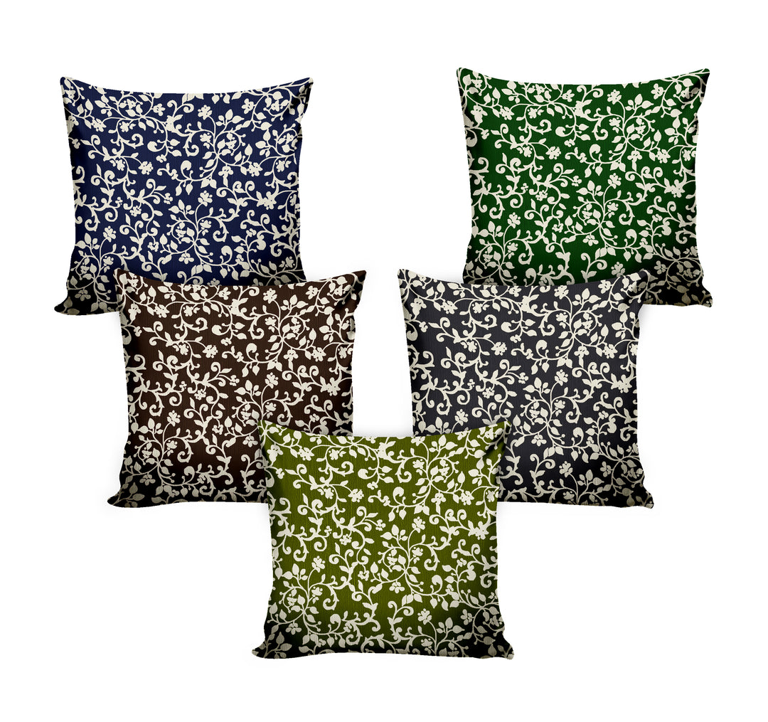 Ultimate Trends Floral Digital Printed Cushion Cover