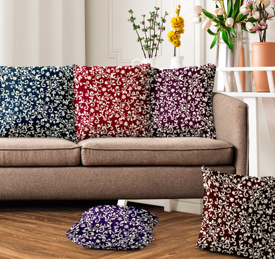 Ultimate Trends Floral Digital Printed Cushion Cover