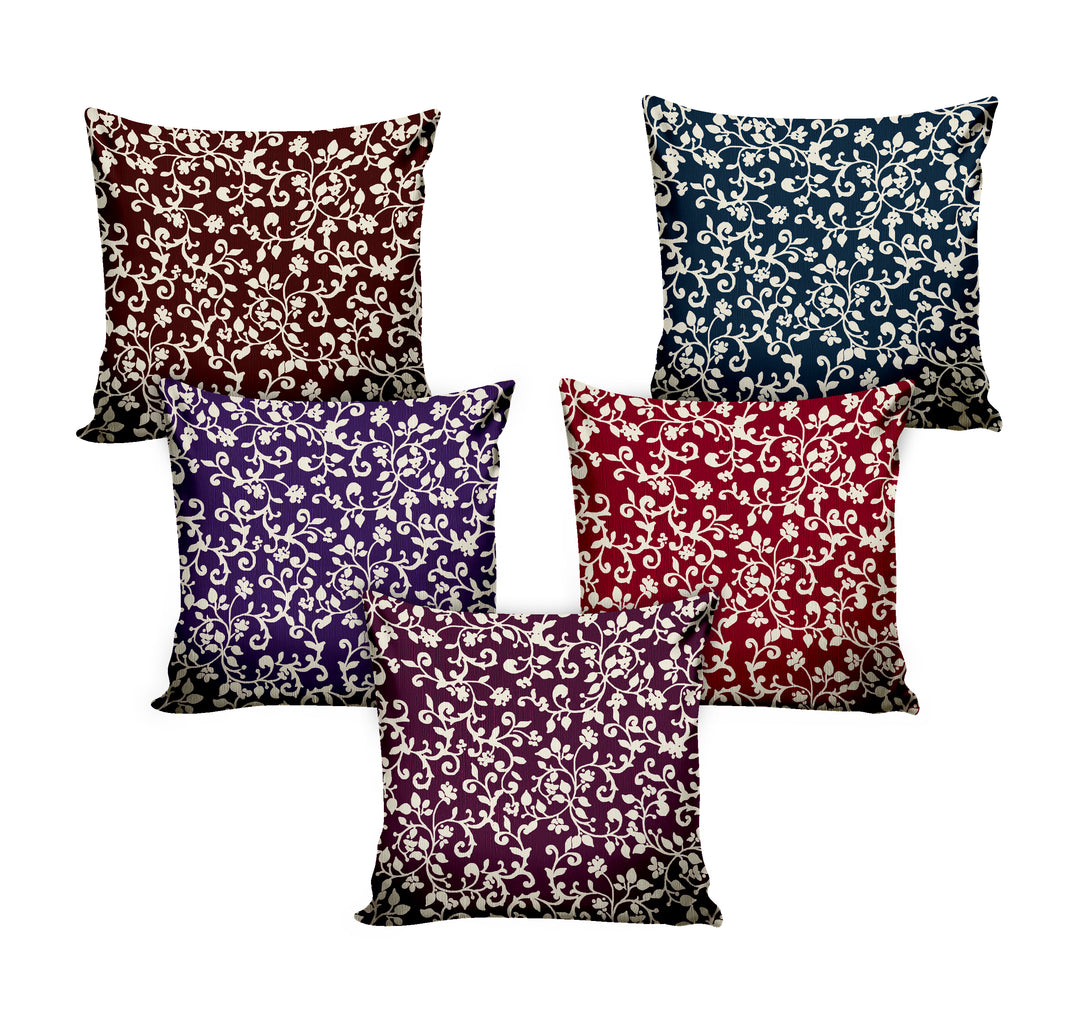 Ultimate Trends Floral Digital Printed Cushion Cover