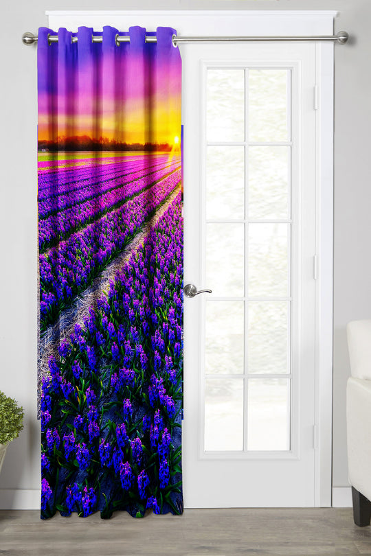 Ultimate Trends Premium Polyester Fancy 3D Scenery Curtain For Home Décor Multi Color, 1 Piece