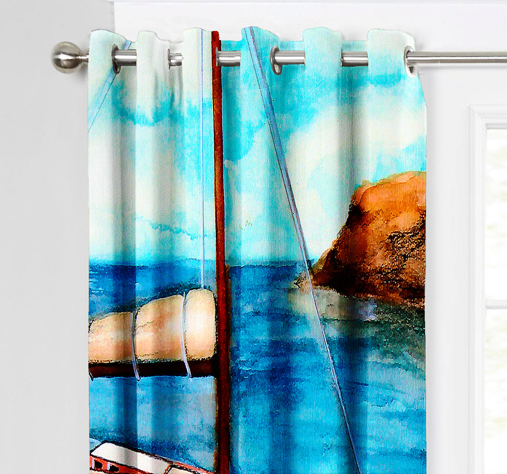 Ultimate Trends Premium Polyester Fancy 3D Scenery Curtain For Home Décor Multi Color, 1 Piece