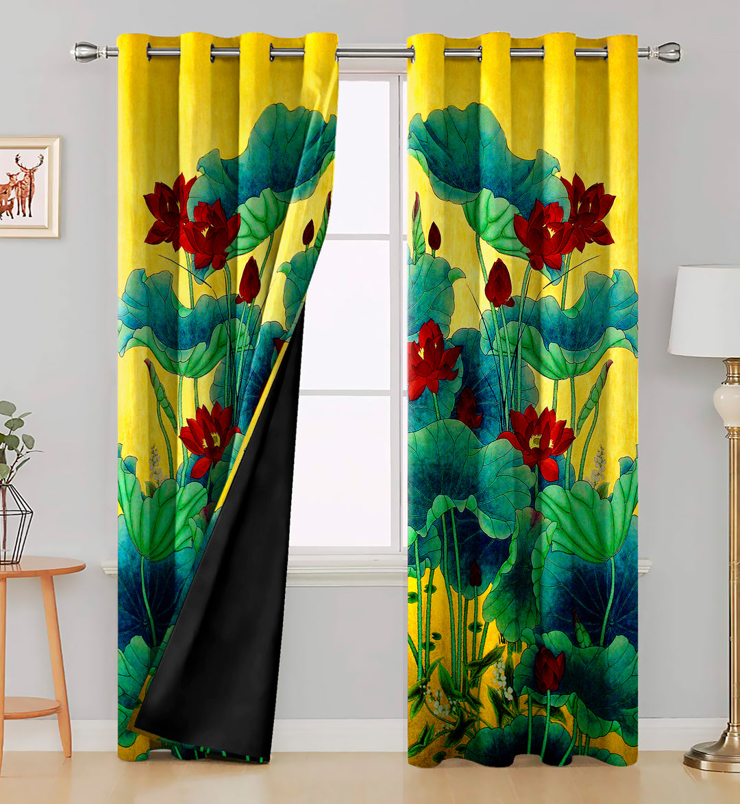 Ultimate Trends Premium Polyester Fancy Modern Curtain For Home Décor Multi Color, 1 Piece