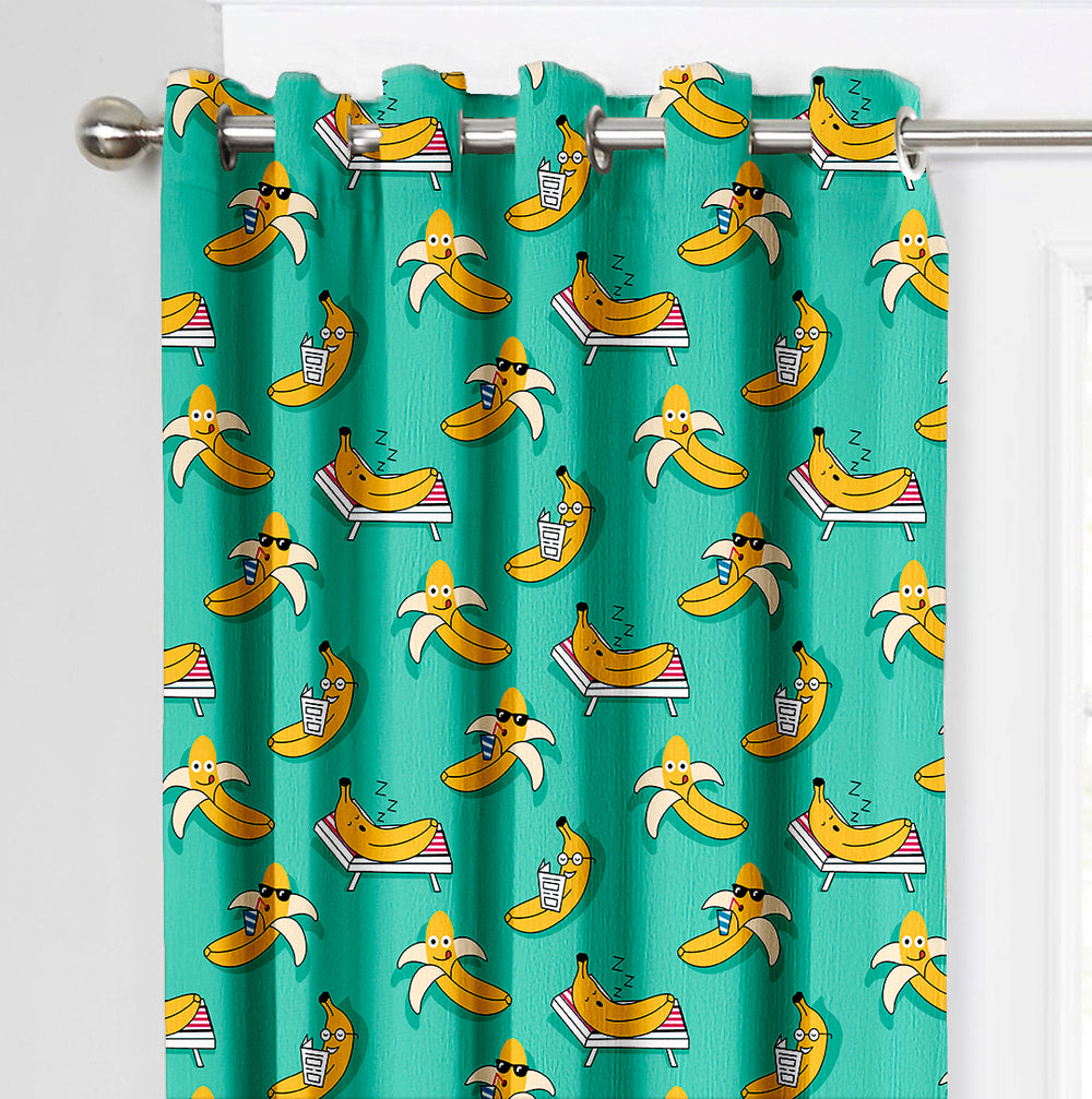 Ultimate Trends Premium Polyester Kids Room Curtain For Home Décor Mint Green Color, 1 Piece