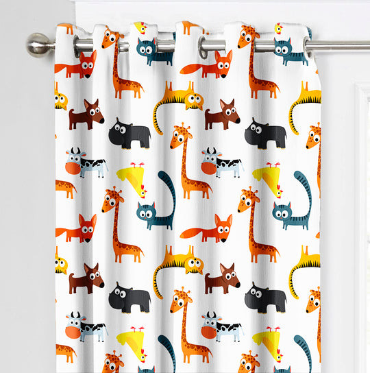 Animals White, Blackout Curtains