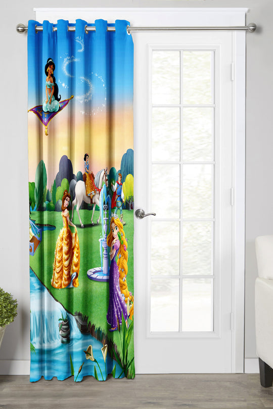 Ultimate Trends Premium Polyester 3D Kids Room Cartoon Curtain For Home Décor Multi Color, 1 Piece