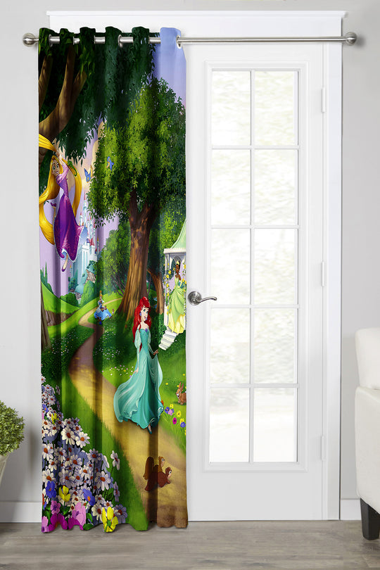 Ultimate Trends Premium Polyester 3D Kids Room Cartoon Curtain For Home Décor Multi Color, 1 Piece