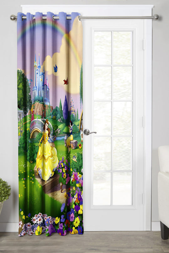 Ultimate Trends Premium Polyester 3D Kids Room Cartoon Curtain For Home Décor Multi Color, 1 Piece