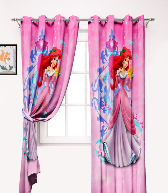 Ultimate Trends Premium Polyester 3D Kids Room Cartoon Curtain For Home Décor Multi Color, 1 Piece