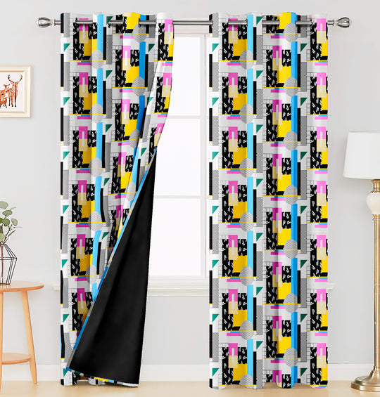 Ultimate Trends Premium Polyester Kids Room Curtain For Home Décor Multi Color, 1 Piece