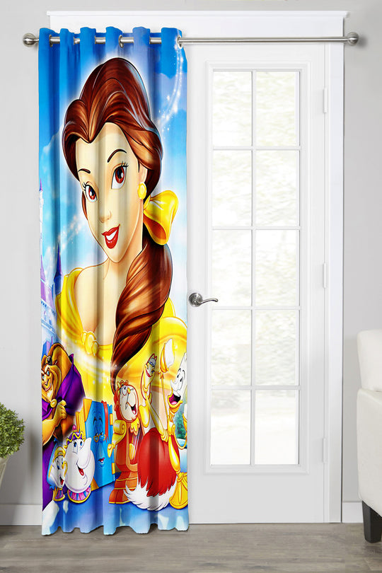 Ultimate Trends Premium Polyester 3D Kids Room Cartoon Curtain For Home Décor Multi Color, 1 Piece