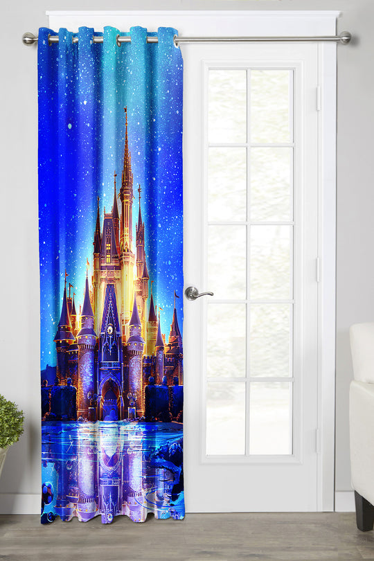 Ultimate Trends Premium Polyester 3D Kids Room Cartoon Curtain For Home Décor Multi Color, 1 Piece