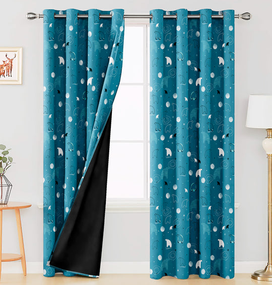 Dreamy Blue, Blackout Curtains