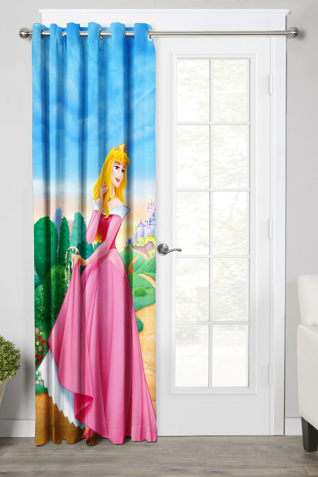 Ultimate Trends Premium Polyester 3D Kids Room Cartoon Curtain For Home Décor Multi Color, 1 Piece