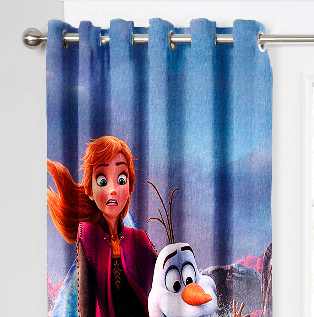 Ultimate Trends Premium Polyester 3D Kids Room Cartoon Curtain For Home Décor Multi Color, 1 Piece