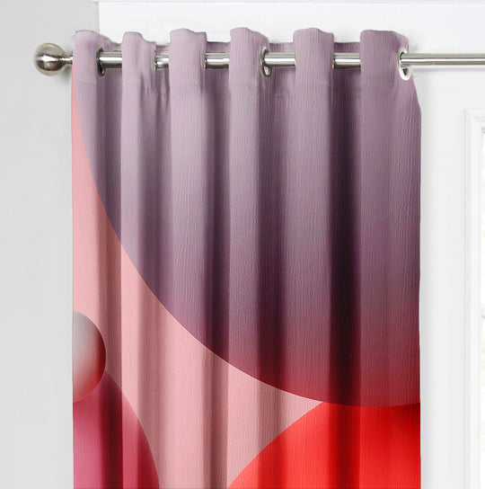 Ultimate Trends Premium Polyester 3D Modern Curtain For Home Décor Multi Color, 1 Piece