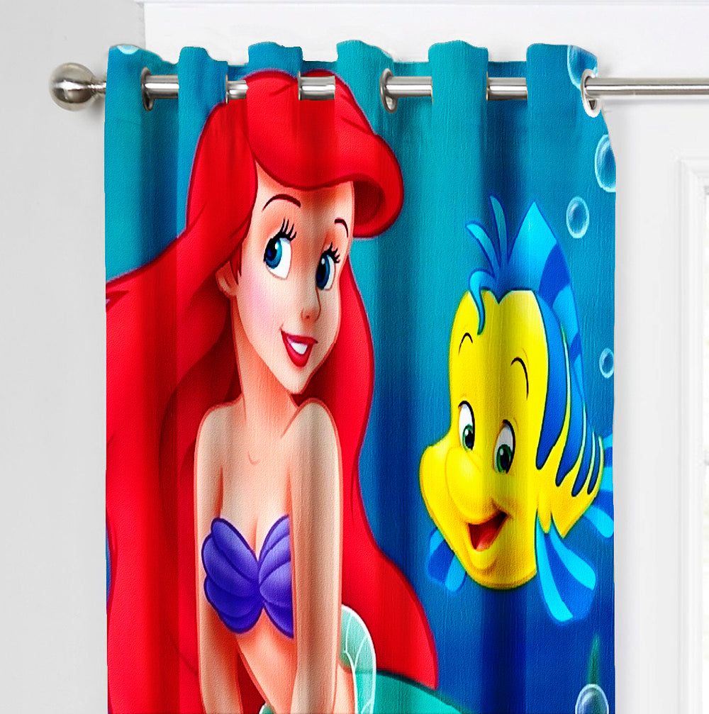 Ultimate Trends Premium Polyester 3D Kids Room Cartoon Curtain For Home Décor Multi Color, 1 Piece