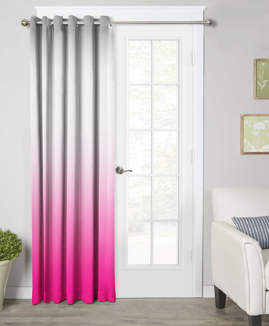 Ultimate Trends Premium Polyester Shaded (Gradient) Curtain For Home Décor Pink Color, 1 Piece