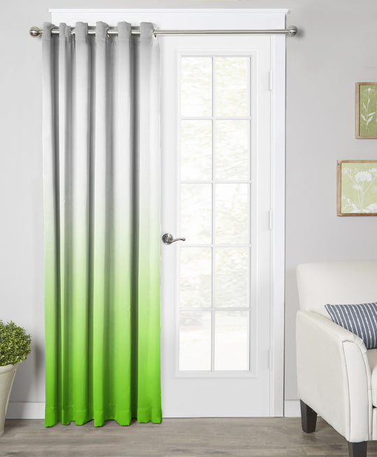 Ultimate Trends Premium Polyester Shaded (Gradient) Curtain For Home Décor Lime Green Color, 1 Piece