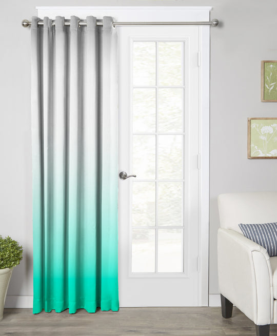 Ultimate Trends Premium Polyester Shaded (Gradient) Curtain For Home Décor Sea Green Color, 1 Piece