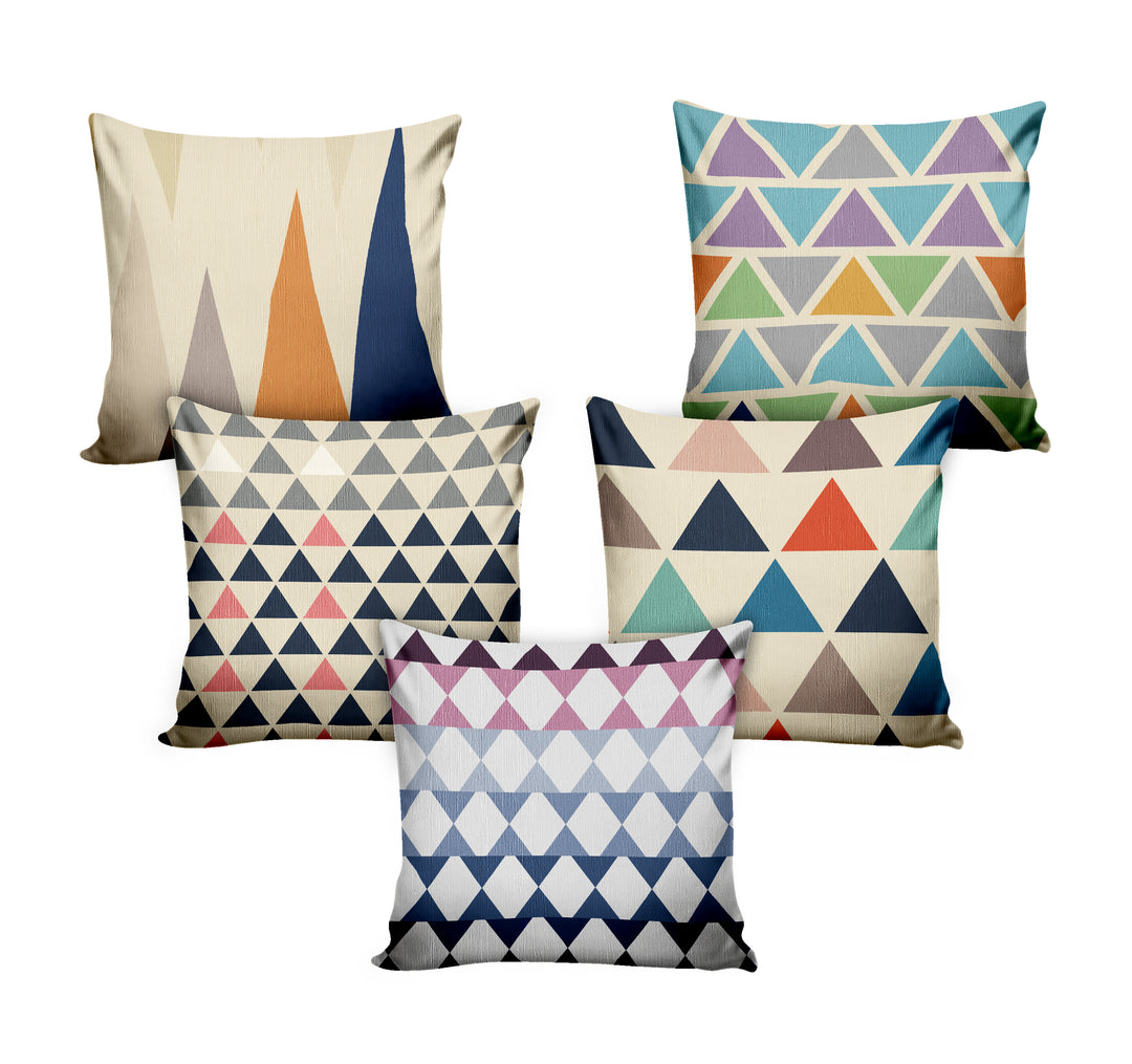 Ultimate Trends Geometric Digital Printed Cushion Cover