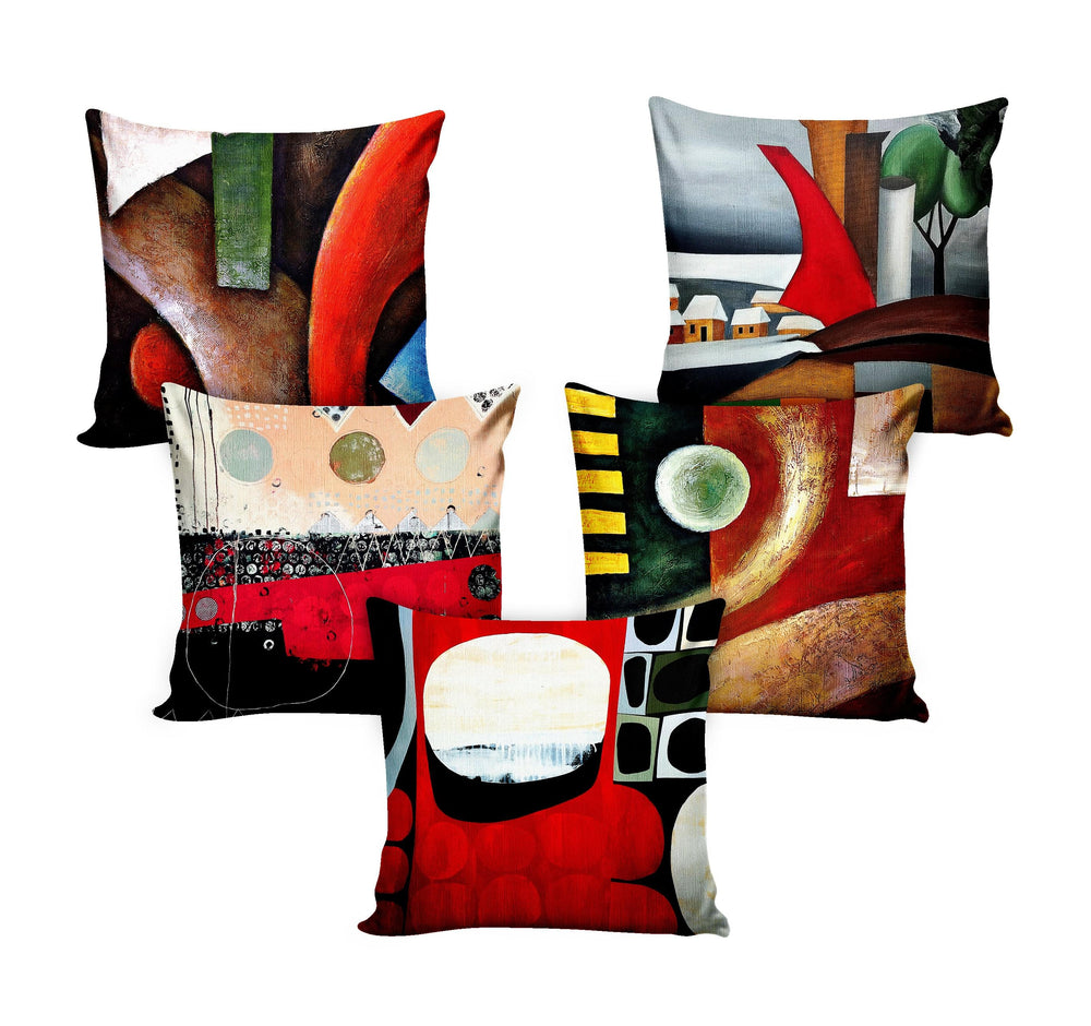 Ultimate Trends Abstract Digital Printed Cushion Cover