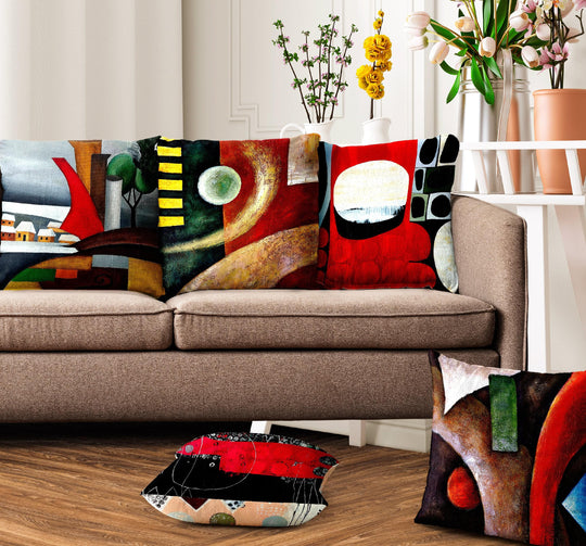 Ultimate Trends Abstract Digital Printed Cushion Cover