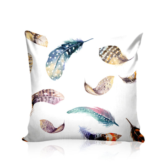 Ultimate Trends Feather Digital Printed Cushion Cover