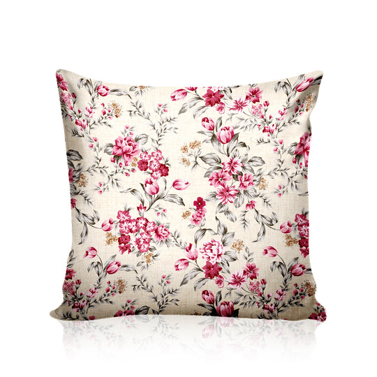 Ultimate Trends Floral Digital Printed Cushion Cover