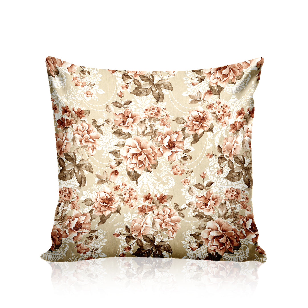 Ultimate Trends Floral Digital Printed Cushion Cover