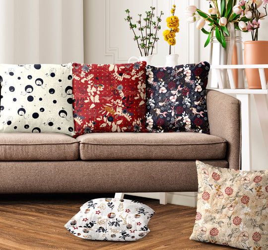 Ultimate Trends Geometric Digital Printed Cushion Cover