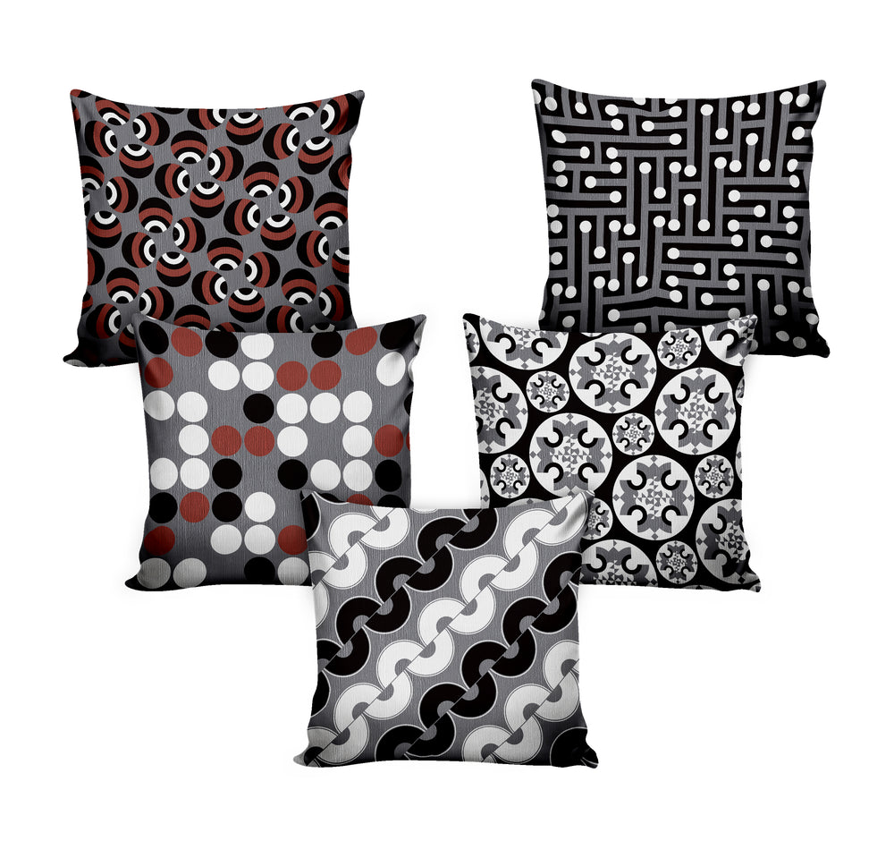 Ultimate Trends Geometric Digital Printed Cushion Cover