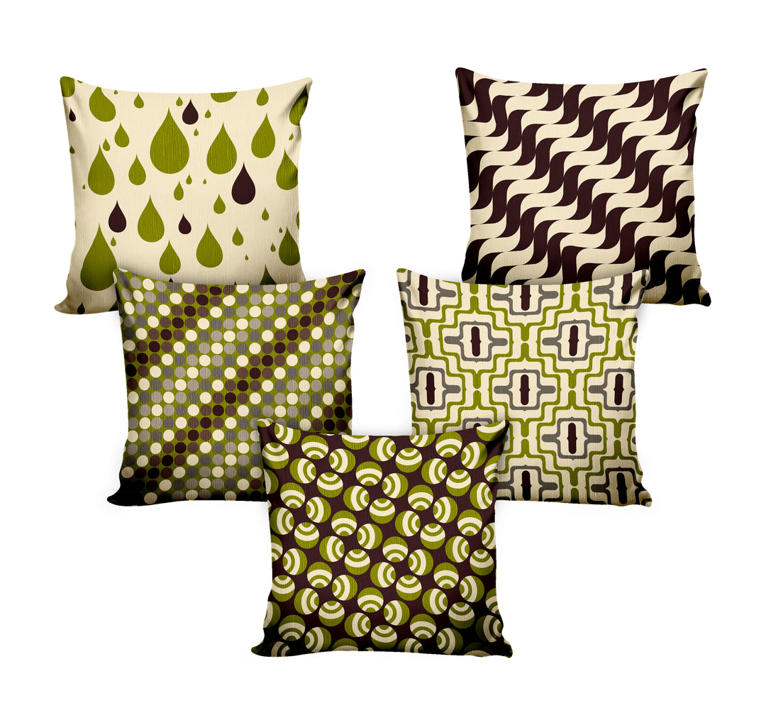 Ultimate Trends Geometric Digital Printed Cushion Cover