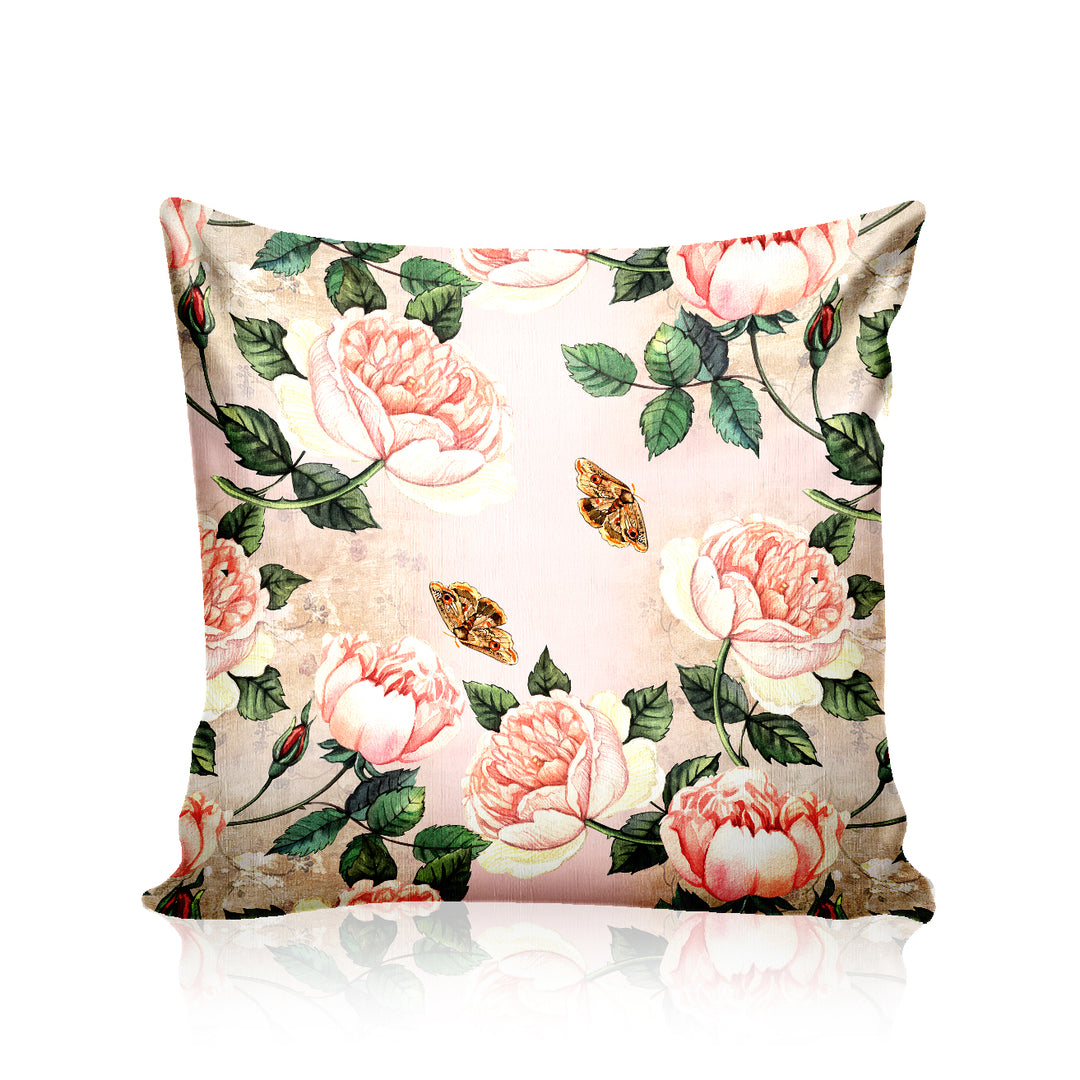 Ultimate Trends Floral Digital Printed Cushion Cover