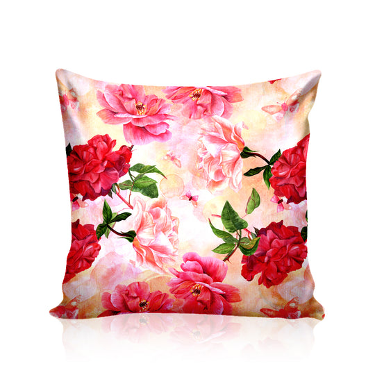 Ultimate Trends Floral Digital Printed Cushion Cover