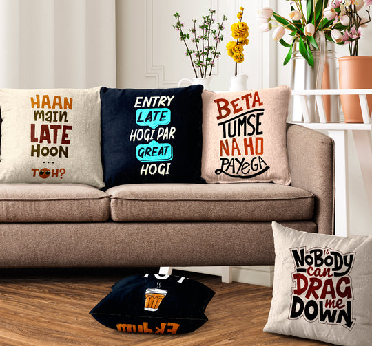 Ultimate Trends Modern Digital Printed Cushion Cover