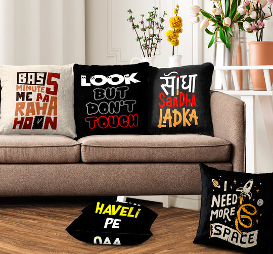 Ultimate Trends Modern Digital Printed Cushion Cover