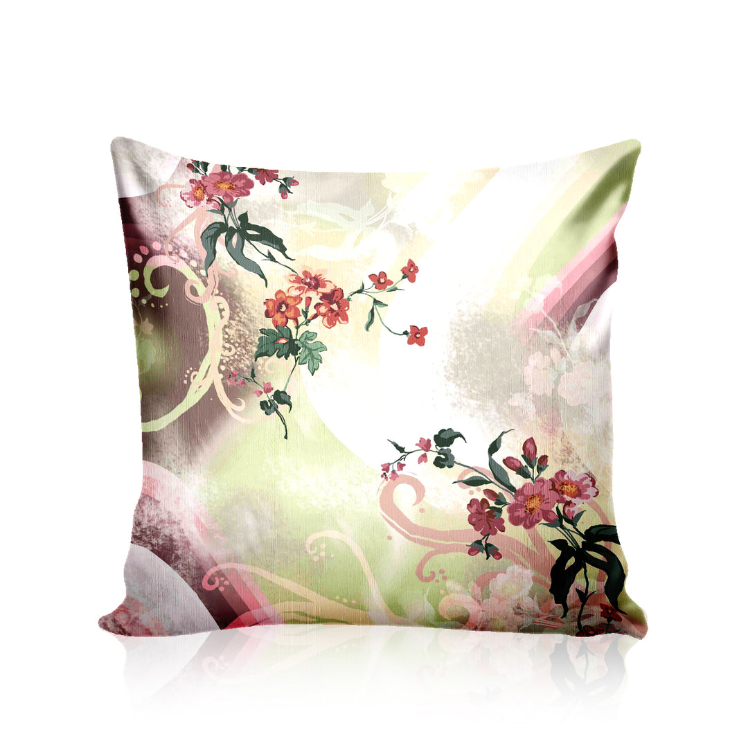 Ultimate Trends Floral Digital Printed Cushion Cover