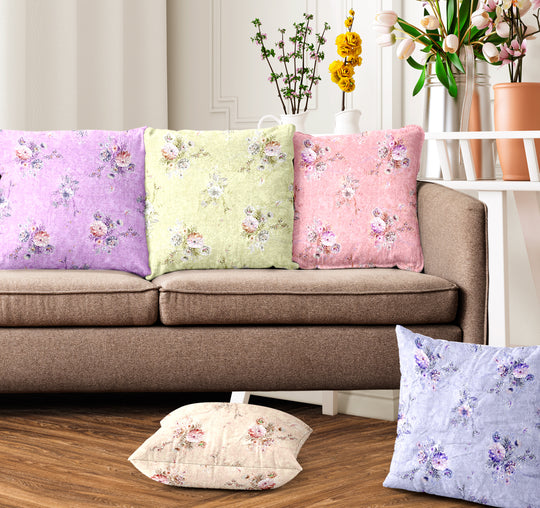 Ultimate Trends Floral Digital Printed Cushion Cover