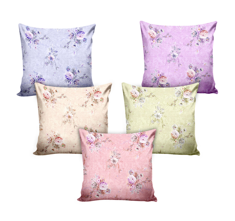 Ultimate Trends Floral Digital Printed Cushion Cover